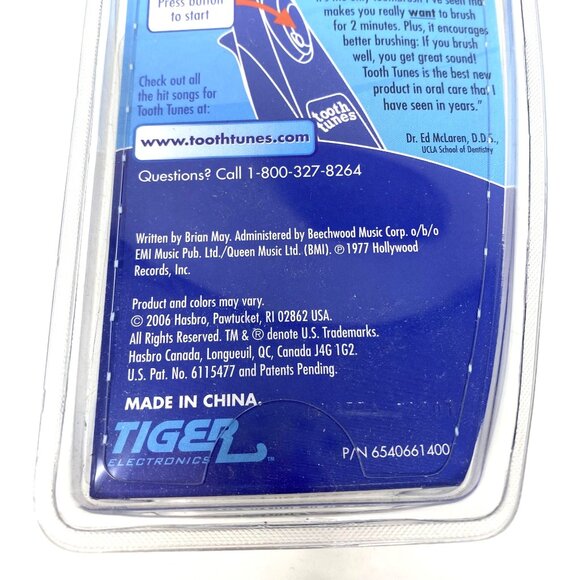 Tiger Tooth Tunes Music In Your Mouth Queen's We Will Rock You Rare Vintage - Picture 3 of 8